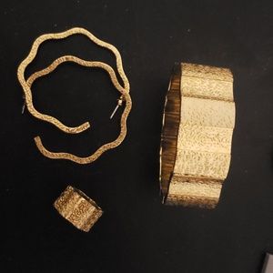 Swatch Florecita yellow gold set